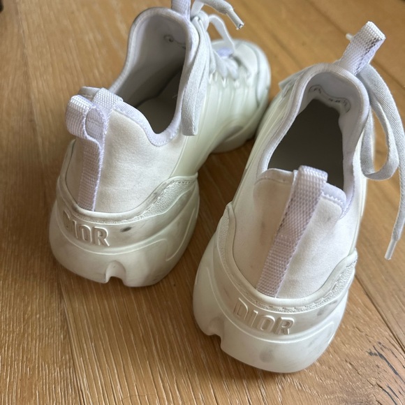 Dior D Connect White Chunky Sneakers - Picture 7 of 13